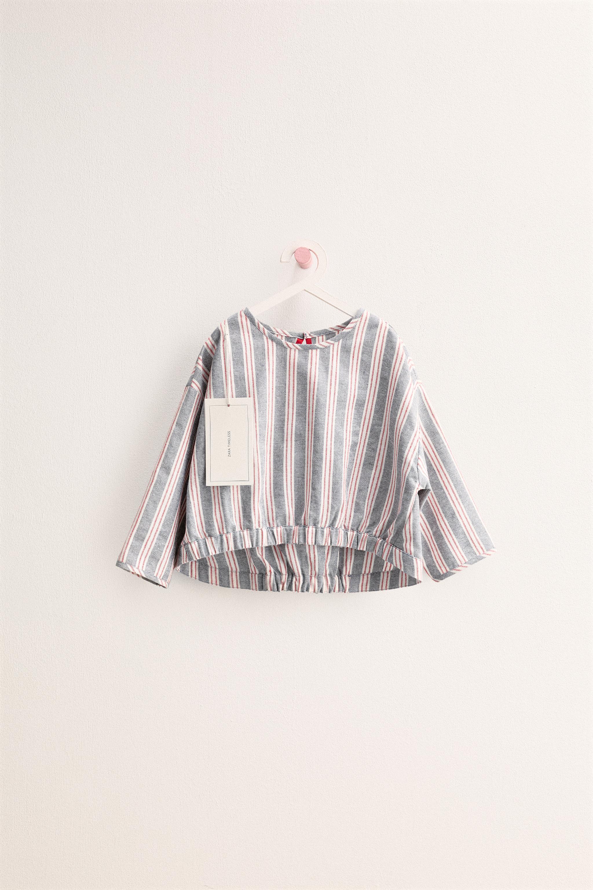 ZARA TIMELESS - TOP À RAYURES